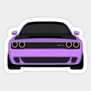 DODGE DEMON FRONT VIOLET Sticker